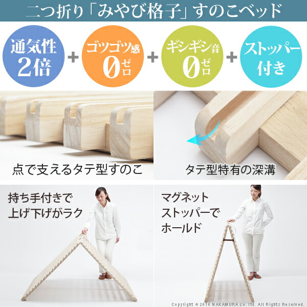 楽天市場】【5%OFFクーポン対象】グッドデザイン賞受賞 すのこベッド