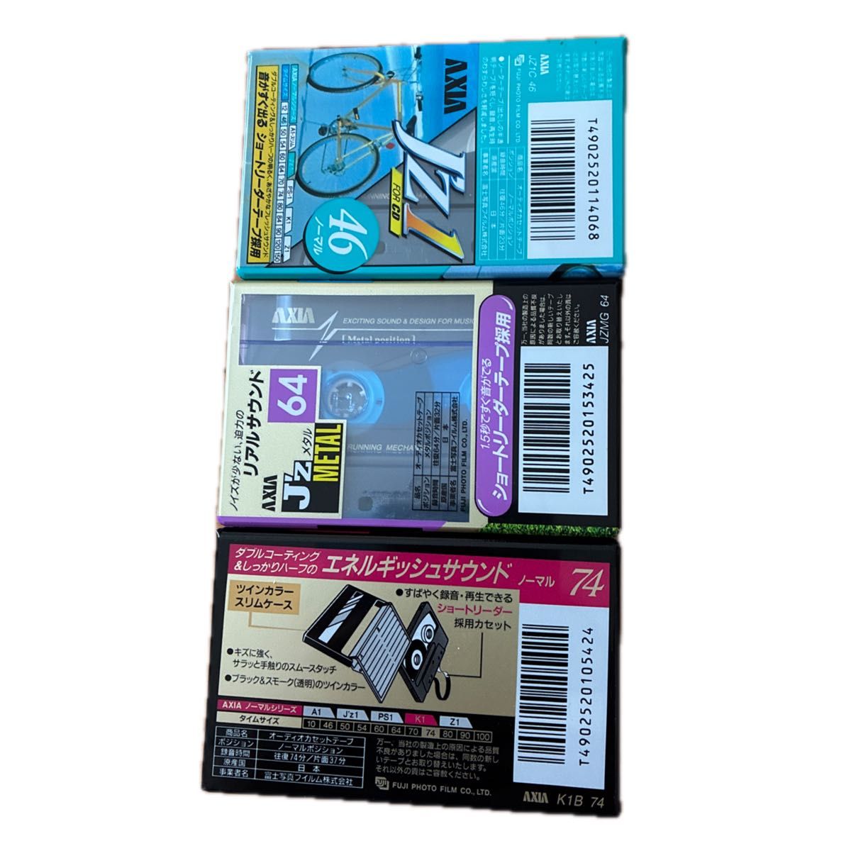 AXIA カセットテープ J'z1 J'z METAL K1 46 64 74 3個セット｜Yahoo