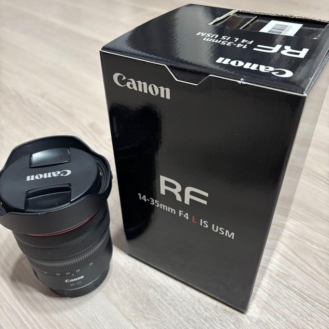 レンズ(ズーム) Canon RF14-35mm F4 L IS USM キヤノン、広角側を拡大したF4ズーム「RF14-35mm F4 L IS USM」。約24