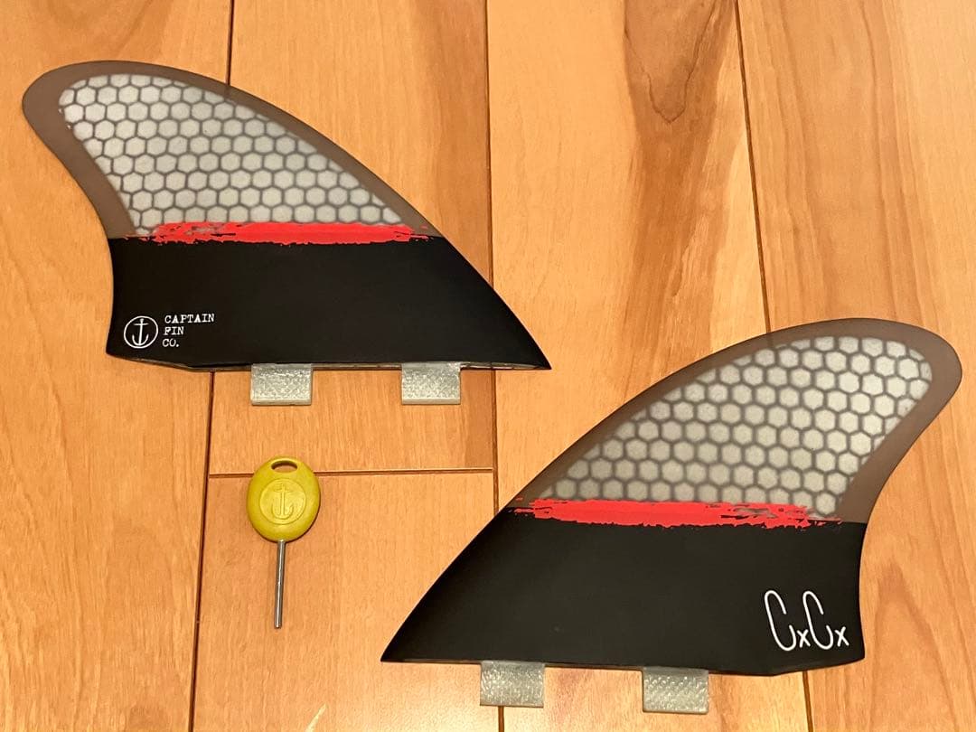 未使用　キャプテンフィン　クリステンソン　ツインフィン　FCS CAPTAIN FIN（キャプテンフィン） Captain Fin Chris Christenson TWIN