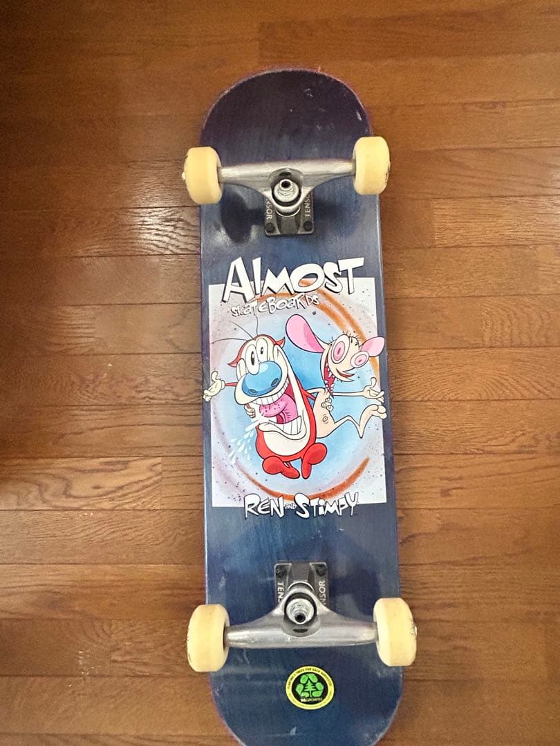 Almost Ren & Stimpy スケートボード コンプリート Almost Facchini Ren & Stimpy Road Trip Deck 8.0 | Otherside
