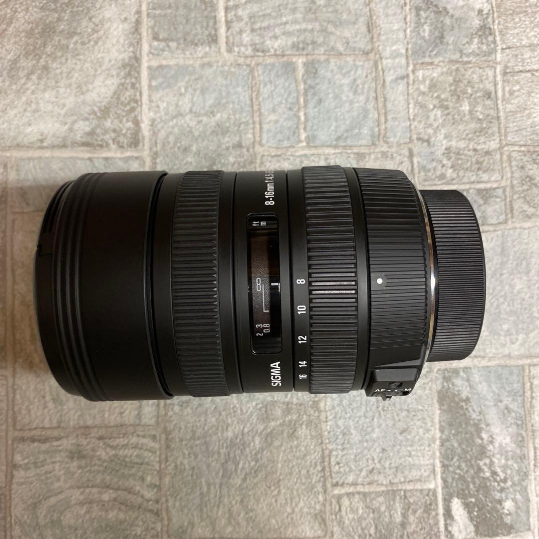 SIGMA 超広角ズームレンズ 8-16mm F4.5-5.6 DC