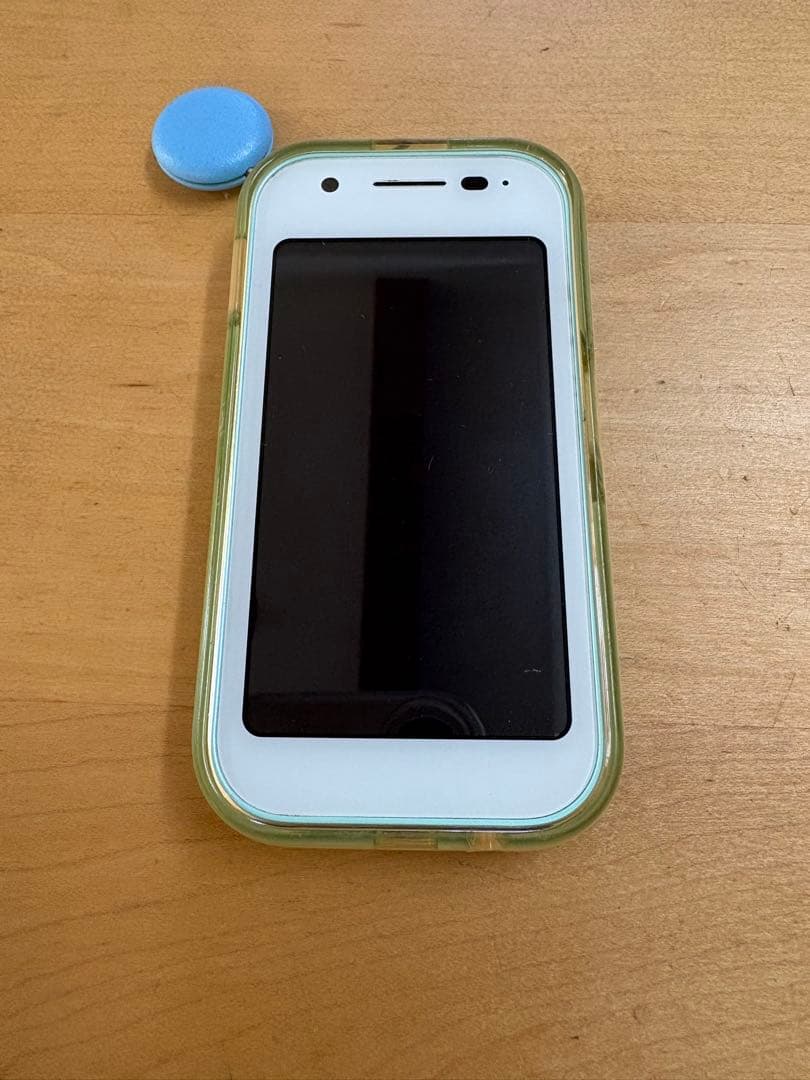 【中古】au mamorino6 ミント au マモリーノ6【本体+新品フィルム】シャープ キッズケータイ